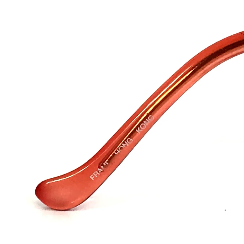 Vintage Linda Evans Eyeglasses Frame 207 SOFT ROSE Gold with Clip Ons 46-19-130
